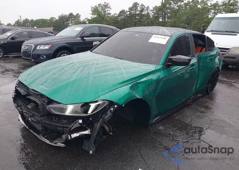 2025 BMW M3 Competition xDrive z USA, uszkodzony, nr VIN WBS33HJ04SFU42449